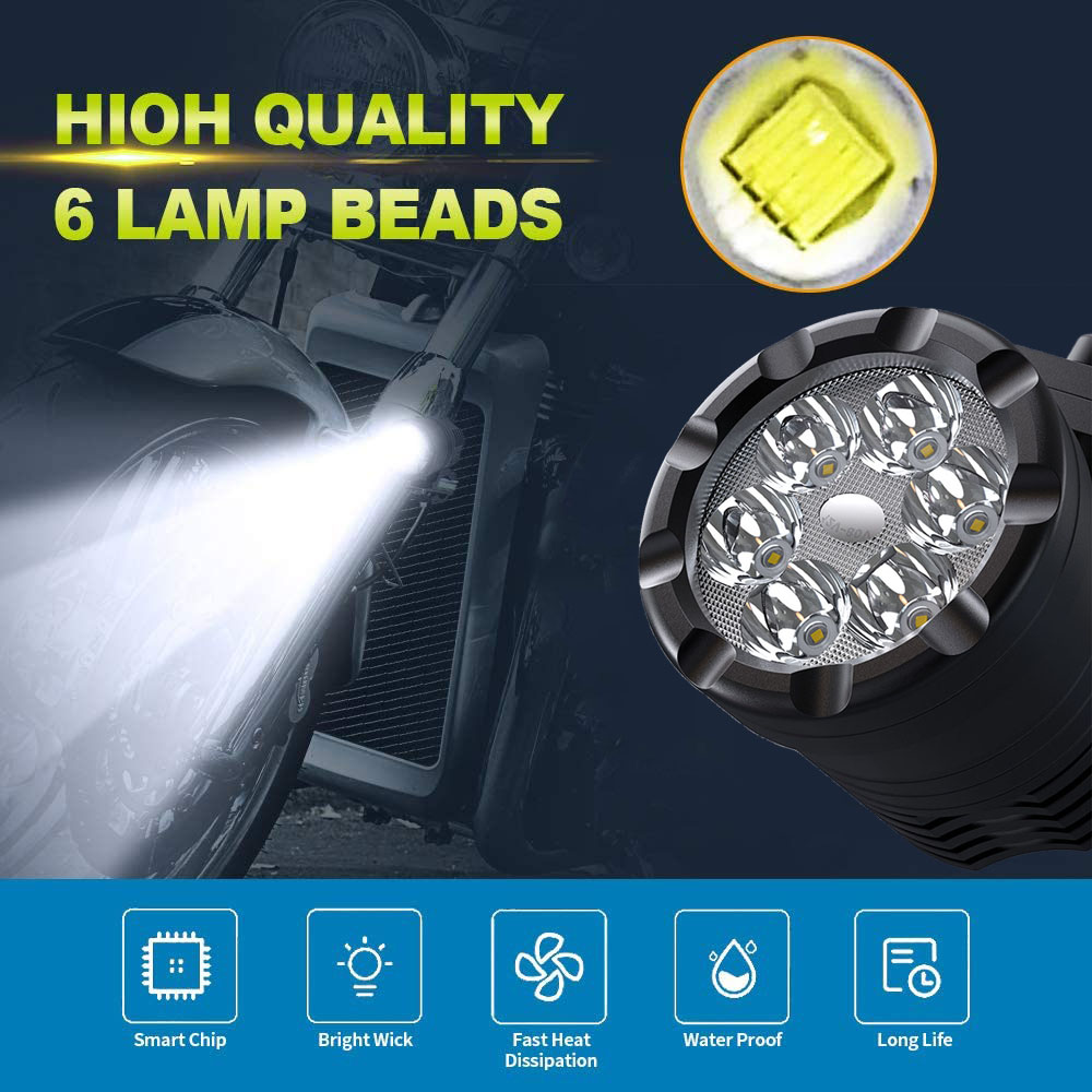 NLpearl lampu sorot depan LED  - Universal Motorcycle Led Headlight Projector ulasan dan harga